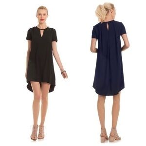 Trina Turk Floramaria black cutout neckline dress 6 TT23